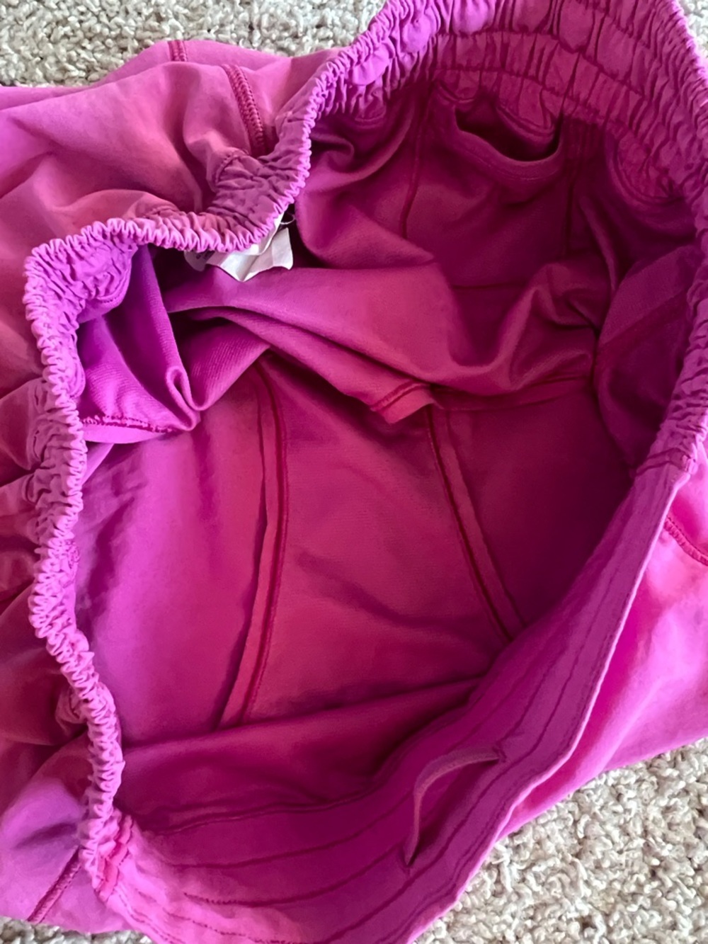 Lululemon Women's Fuschia Athletic Running Shorts - Picture 6 of 8